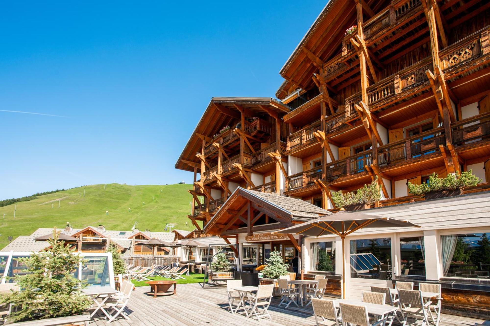 Hotel Au Chamois D'Or By Les Etincelles Alpe d'Huez Ngoại thất bức ảnh