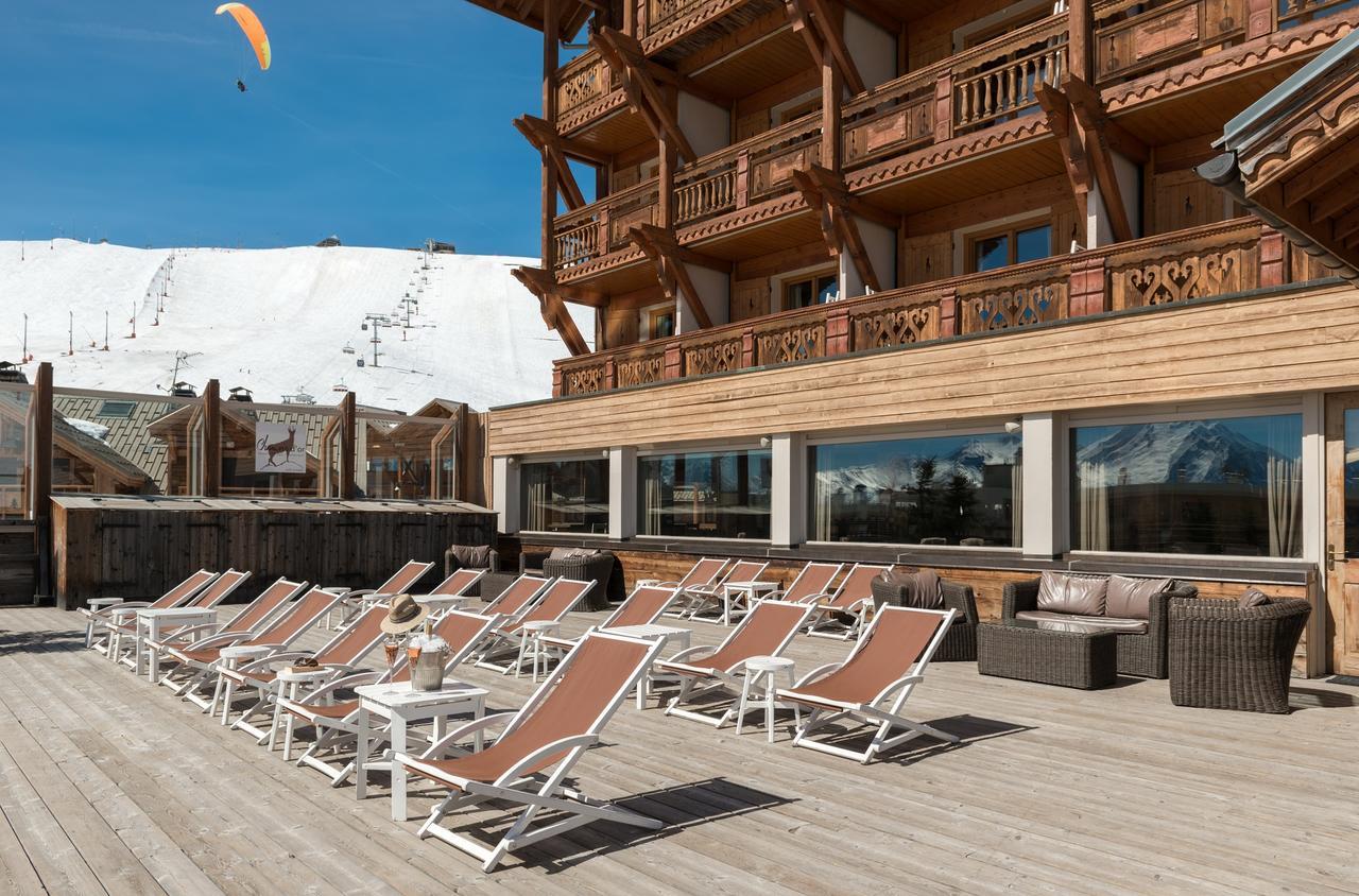 Hotel Au Chamois D'Or By Les Etincelles Alpe d'Huez Ngoại thất bức ảnh